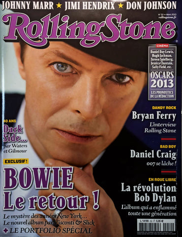 DAVID BOWIE Jimi Hendrix BRYAN FERRY Don Johnson ROLLINGSTONE Magazine 2013