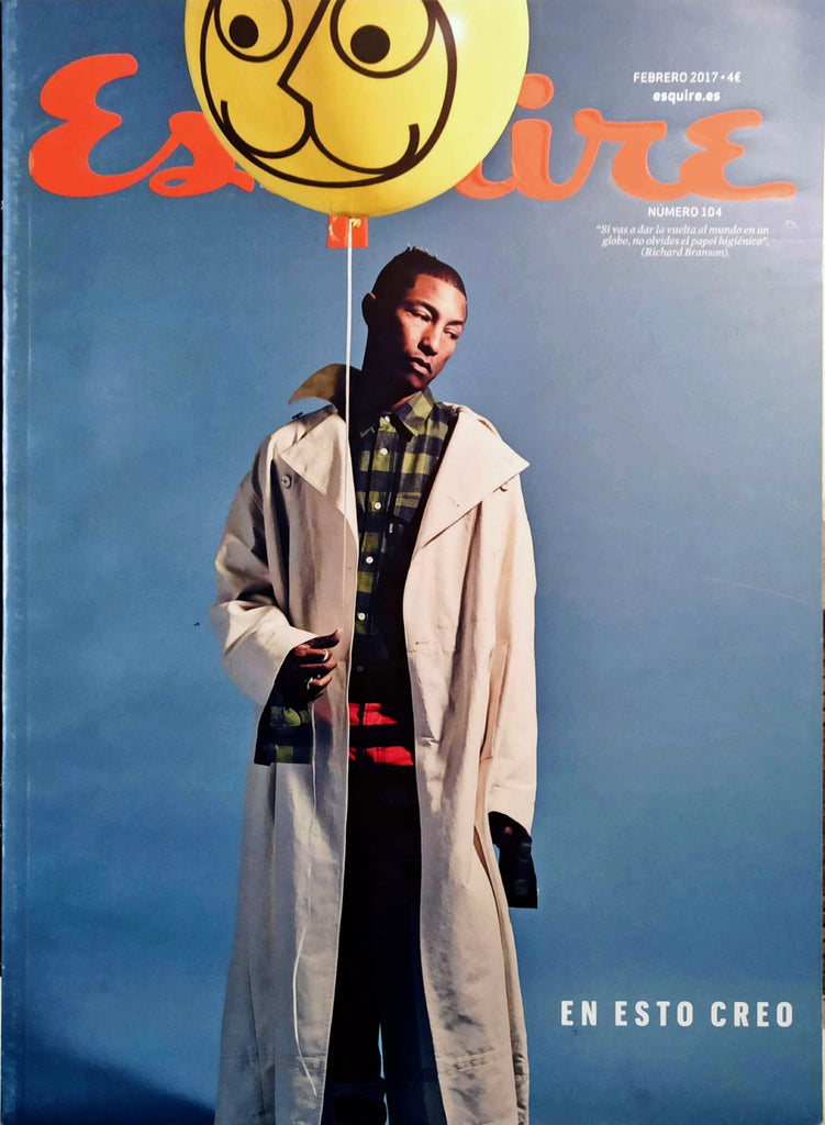 Pharrell Williams ESQUIRE Magazine Spain February 2017 MICHAEL FASSBENDER
