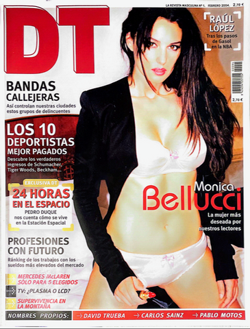 MONICA BELLUCCI DT Magazine February 2004 Carmen Electra MARIA REYES