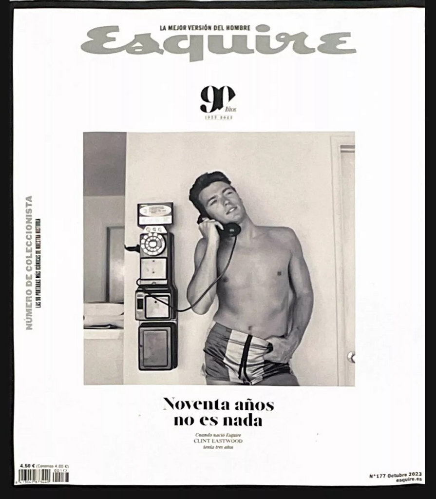 ESQUIRE Magazine Spain October 2023 CLINT EASTWOOD Fernando Lindez PEPE BARROSO