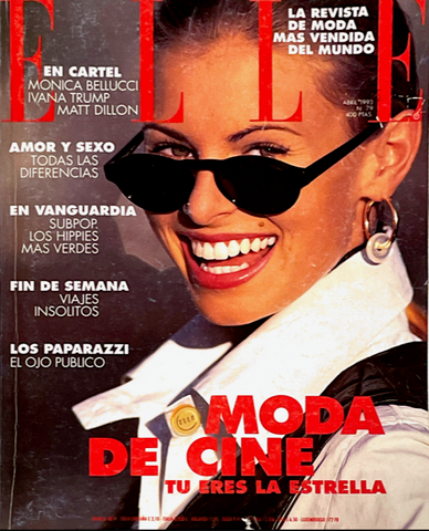 ELLE Magazine Spain April 1993 NIKI TAYLOR Bridget Hall LUCIE DE LA FALAISE