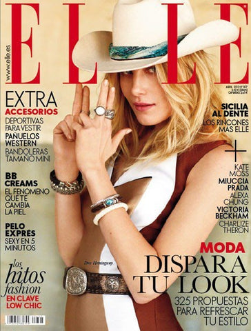 ELLE Magazine Spain April 2012 DREE HEMINGWAY Cristina Tosio KATE MOSS Laura Blokhina