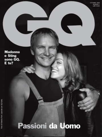 GQ Magazine Italia October 1999 MADONNA Sting PETER LINDBERGH Ewan McGregor