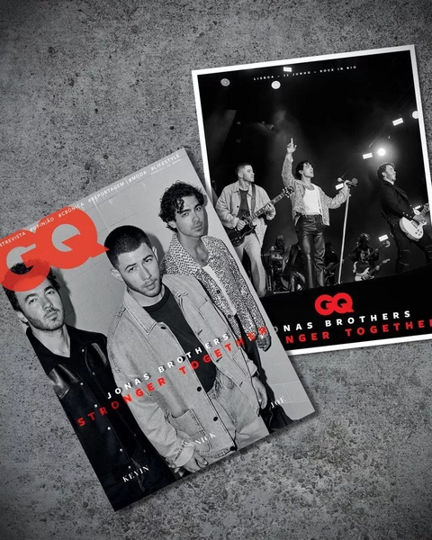 JONAS BROTHERS GQ Magazine Portugal September 2024 + POSTER New