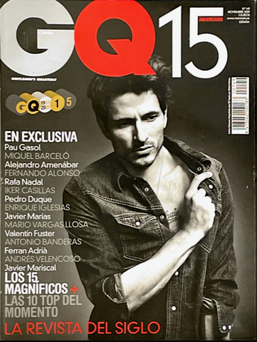 GQ Magazine Spain November 2009 ANDRES VELENCOSO Ariadne Artiles MARTINA KLEIN