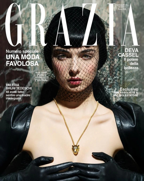 GRAZIA Magazine Italia February 2025 DEVA CASSEL Brand New