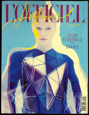 L'OFFICIEL ITALIA Magazine December 2012 ZELDA FITZGERALD feat CHANEL
