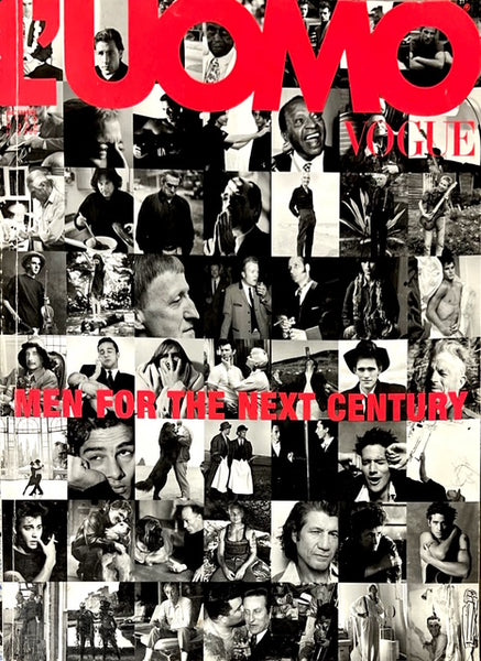 L'UOMO VOGUE 40周年記念特大号 ブルース・ウェーバー L'UOMO VOGUE Magazine December 1999 Bruce Weber WILLEM DAFOE Vtg Rare