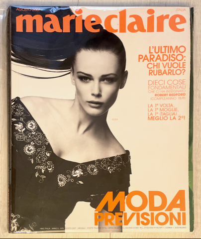Marie Claire Magazine Italy August 2007 EDITA VILKEVICIUTE David Bellemere