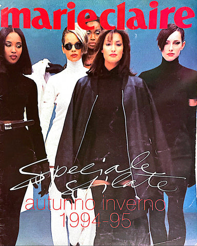 Marie Claire Magazine Italia YASMEEN GHAURI Dossier Sfilate PRET A PORTER F/W 1994