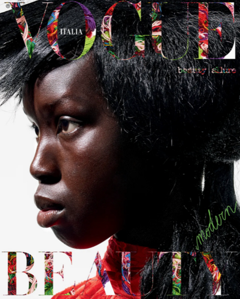 VOGUE Magazine Italia Beauty Allure 2019 AJOK MADEL Lily Mcmenamy NADI