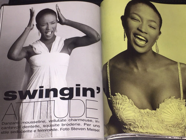 VOGUE Magazine Italia March 1996 NAOMI CAMPBELL Guinevere Van Seenus A