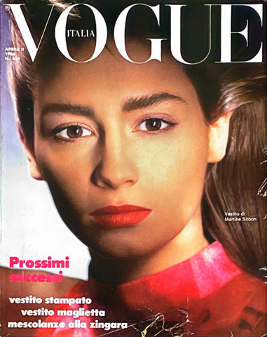 VOGUE Magazine Italia April 1986 SOPHIA GONDARD Kristen McMenamy