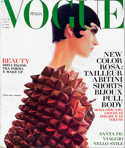 VOGUE Magazine Italia April 1991 TERESA STEWART Niki Taylor YASMEEN GHAURI Zadrick