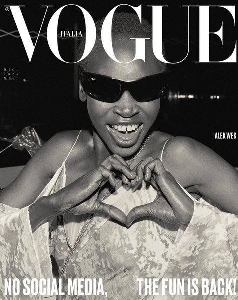 VOGUE Magazine ITALIA December 2024 ALEK WEK Brand New