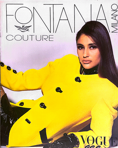 VOGUE Magazine Italia 1991 Fontana Couture Milano Supplement BRENDA SCHAD