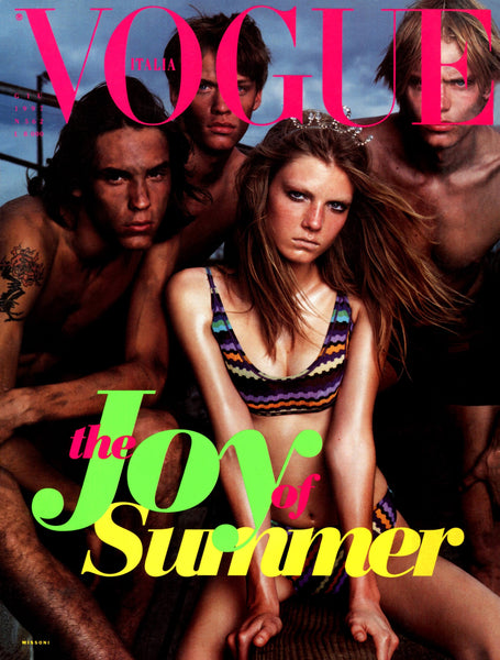 VOGUE Magazine Italia June 1997 ANGELA LINDVALL Georgina Grenville KAR