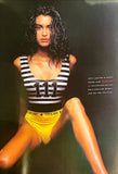 VOGUE Magazine Italia Supplement May 1989 Swimsuits YASMEEN GHAURI Gretha Cavazzoni