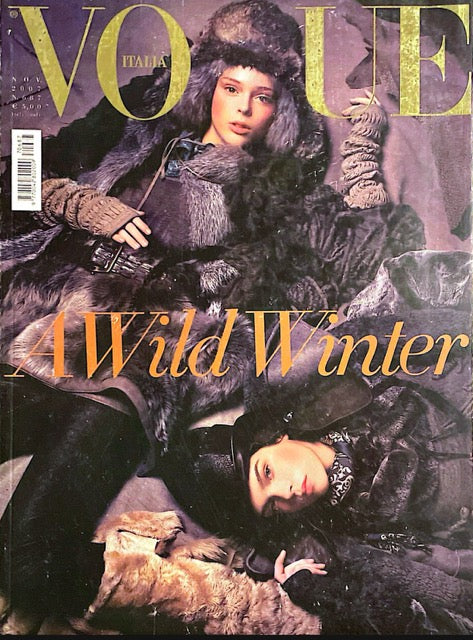 VOGUE Magazine Italia November 2007 MEGHAN COLLISON Coco Rocha ROSARIO DAWSON Gemma Ward