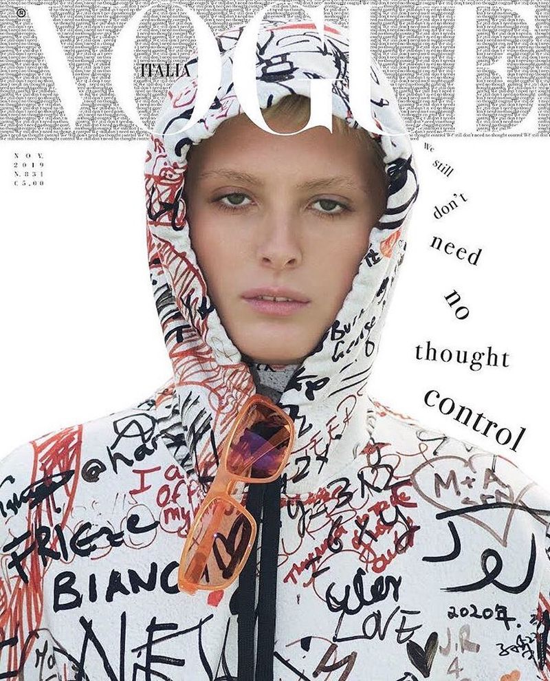 VOGUE Magazine Italia November 2019 FLORENCE HUTCHINGS Irina Shayk GRACE ELIZABETH