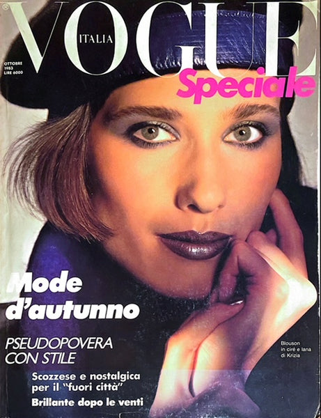 VOGUE Magazine Italia October 1983 JEN YARROW Brooke Shields TALISA SO