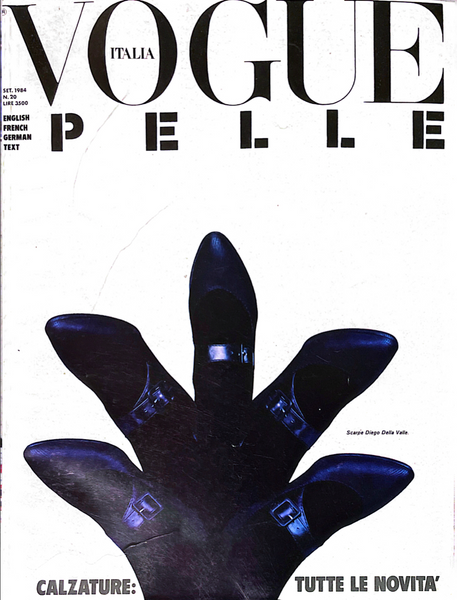 VOGUE Magazine Italia PELLE September 1984 LESLIE WINER Marina Suma VA