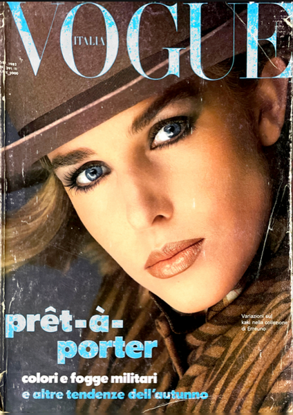 VOGUE Magazine Italia September 1982 ANNETTE STAI Andie MacDowell CARE