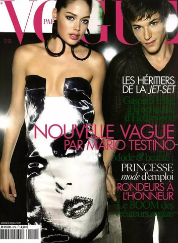 VOGUE Magazine Paris February 2007 DOUTZEN KROES Jeisa Chiminazzo LARA STONE Linchuk