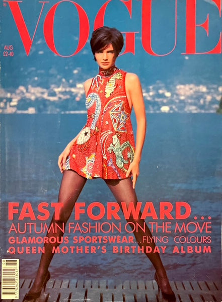 VOGUE Magazine UK August 1990 HELENA CHRISTENSEN Stephanie Seymour VER
