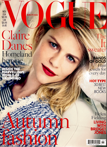 VOGUE Magazine UK November 2013 CLAIRE DANES Andreea Diaconu SUVI KOPONEN