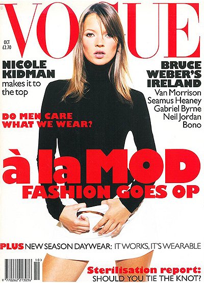 VOGUE Magazine UK October 1995 KATE MOSS Georgina Grenville SHALOM HAR