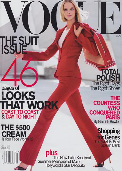Carmen Kass Throughout the Years in Vogue  Carmen kass, Magazine cover,  Vogue magazine covers