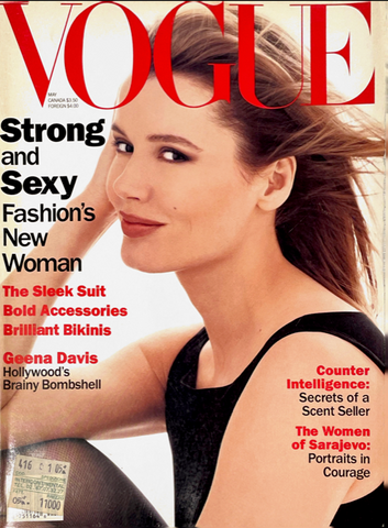 VOGUE Magazine US May 1994 GEENA DAVIS Bridget Hall CHRISTY TURLINGTON Niki Taylor