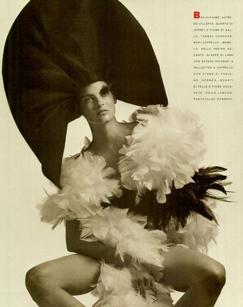 VOGUE Magazine Italia October 1988 MICHAELA BERCU Linda