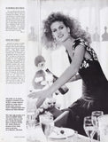 CINDY CRAWFORD Linda Evangelista MARPESSA Vogue Magazine Paris February 1987