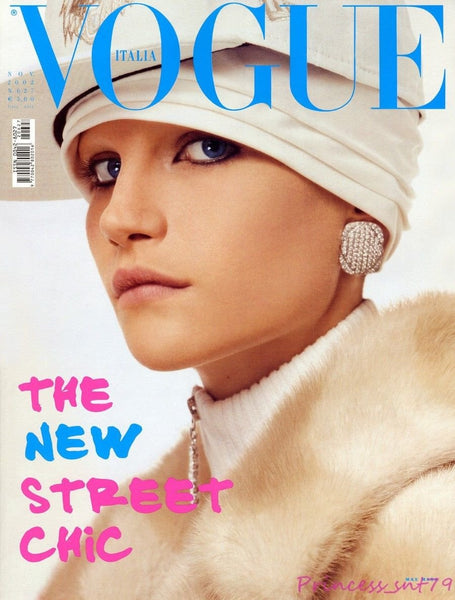 VOGUE Magazine Italia November 2002 Missy Rayder NATALIA VODIANOVA Rie