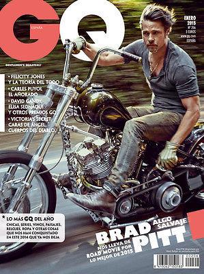 GQ Magazine Spain January 2015 BRAD PITT David Gandy VICTORIA'S SECRET Sean O'Pry