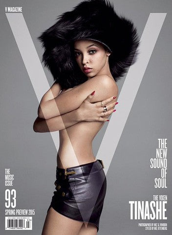 V Magazine #93 Spring 2015 TINASHE Miley Cyrus BINX WALTON Justin Bieber HARLEY WEIR