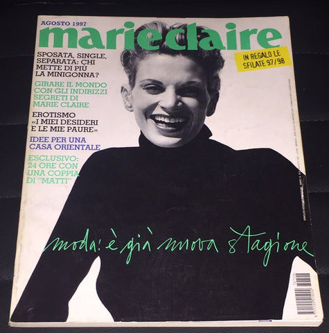 MARIE Claire Magazine Italia August 1997 KRISTEN MCMENAMY Aurelie Claudel JAIME RISHAR
