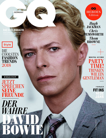GQ Magazine Germany January 2018 DAVID BOWIE Chris Hemsworth LUCKY BLUE SMITH