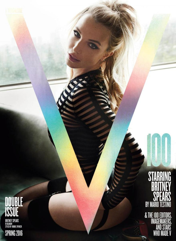 V Magazine #100 BRITNEY SPEARS Kate Upton DOUTZEN KROES Gigi Hadid ADRIANA LIMA