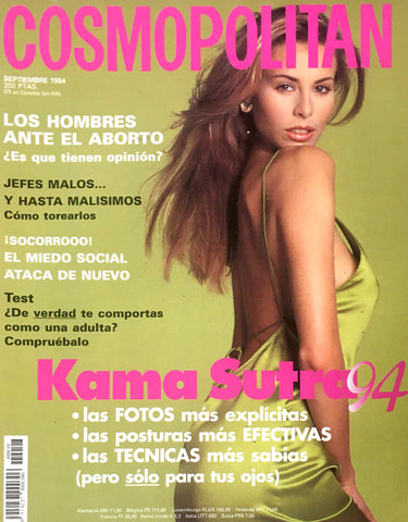 COSMOPOLITAN Spain Espana Magazine September 1994 NIKI TAYLOR