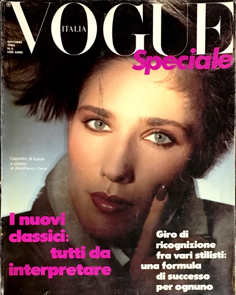 VOGUE Magazine Italia October 1984 Jen Yarrow ALISON COHN Joan Severan