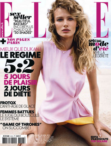ELLE Magazine France N° 3513 26 April 2013 EDITA VILKEVICIUTE by JAN WELTERS