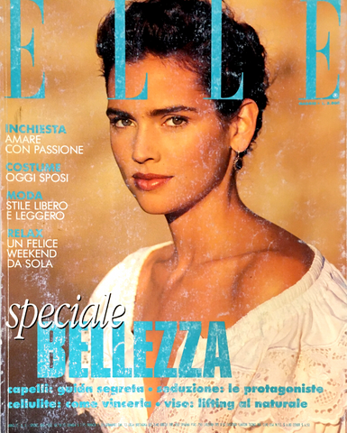 ELLE Magazine Italia May 1991 LAURA LINDBERG Roberta Chirko MEGHAN DOUGLAS