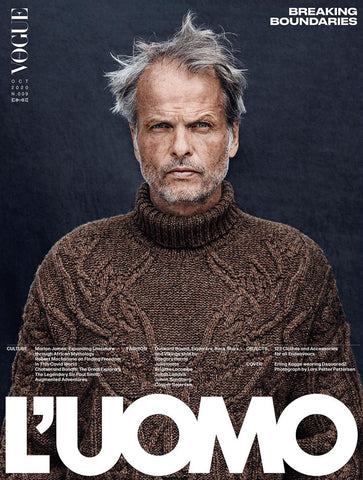 L'Uomo Vogue Magazine October 2020 ERLING KAGGE by LARS PETTER PETTERSEN