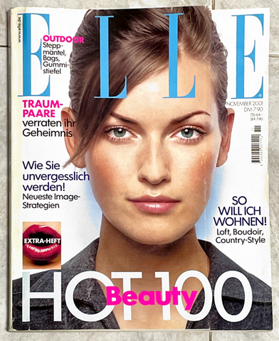ELLE Magazine Germany November 2001 MAGDALENA DZIUN Erika Stromquist ANNA DAVOLIO