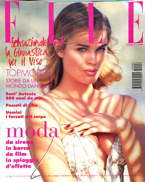 ELLE Magazine Italia June 1995 REBECCA ROMIJN Talisa Soto GUINEVERE VA