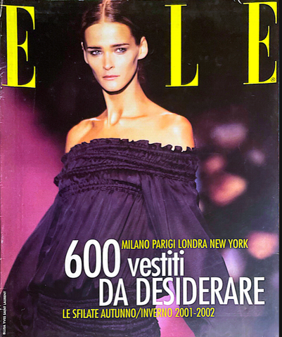 ELLE Italia Magazine CARMEN KASS Supplement to August 2001