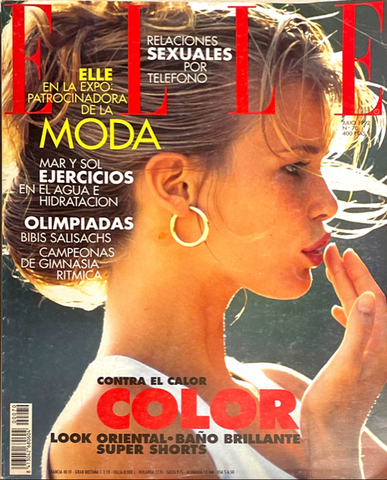 ELLE Magazine Spain July 1992 CLAUDIA SCHIFFER Patricia Velasquez